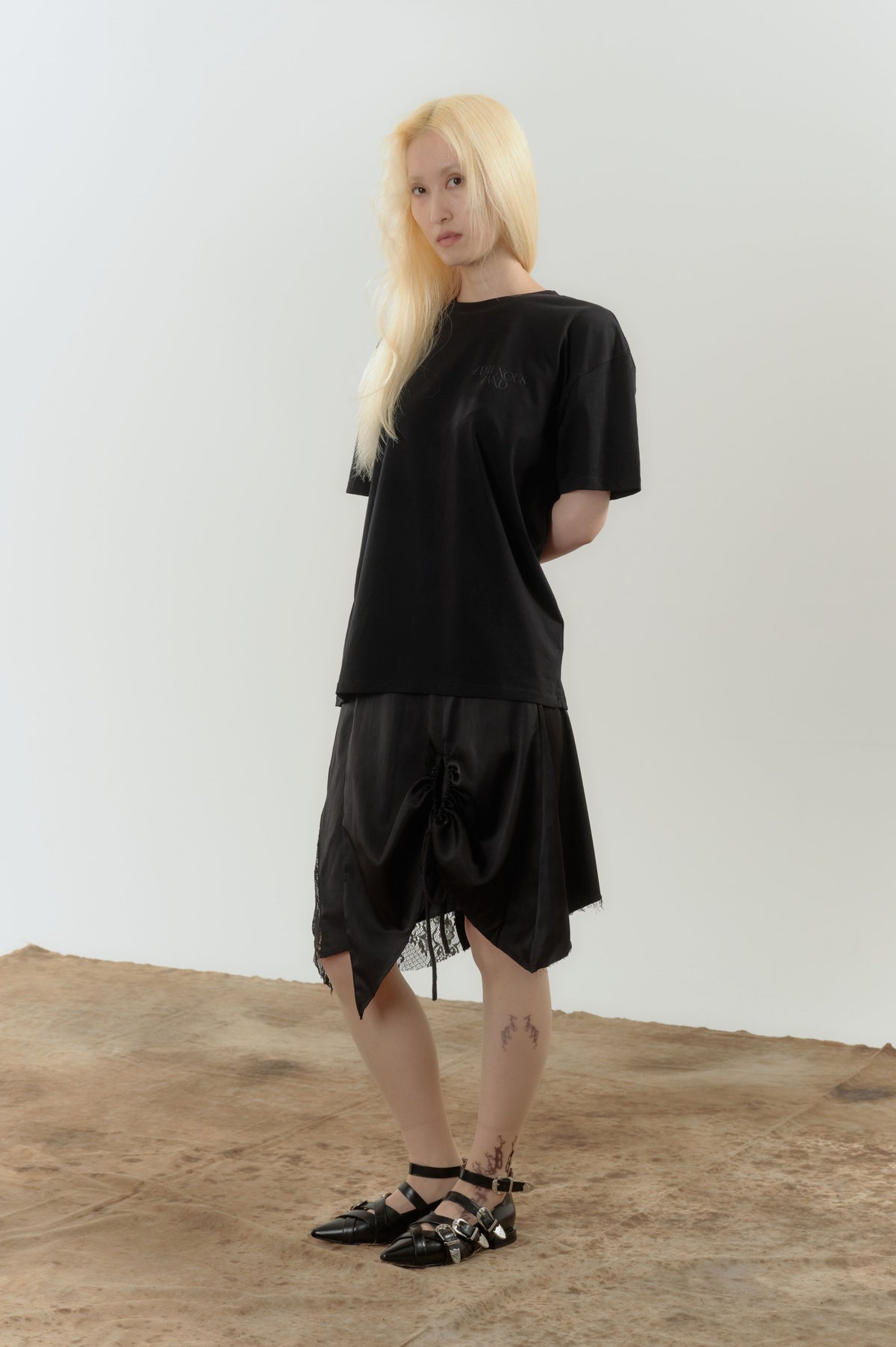 LL Ember Midi Skirt - Buckle Lace Ruffled Multi-Way Skirt