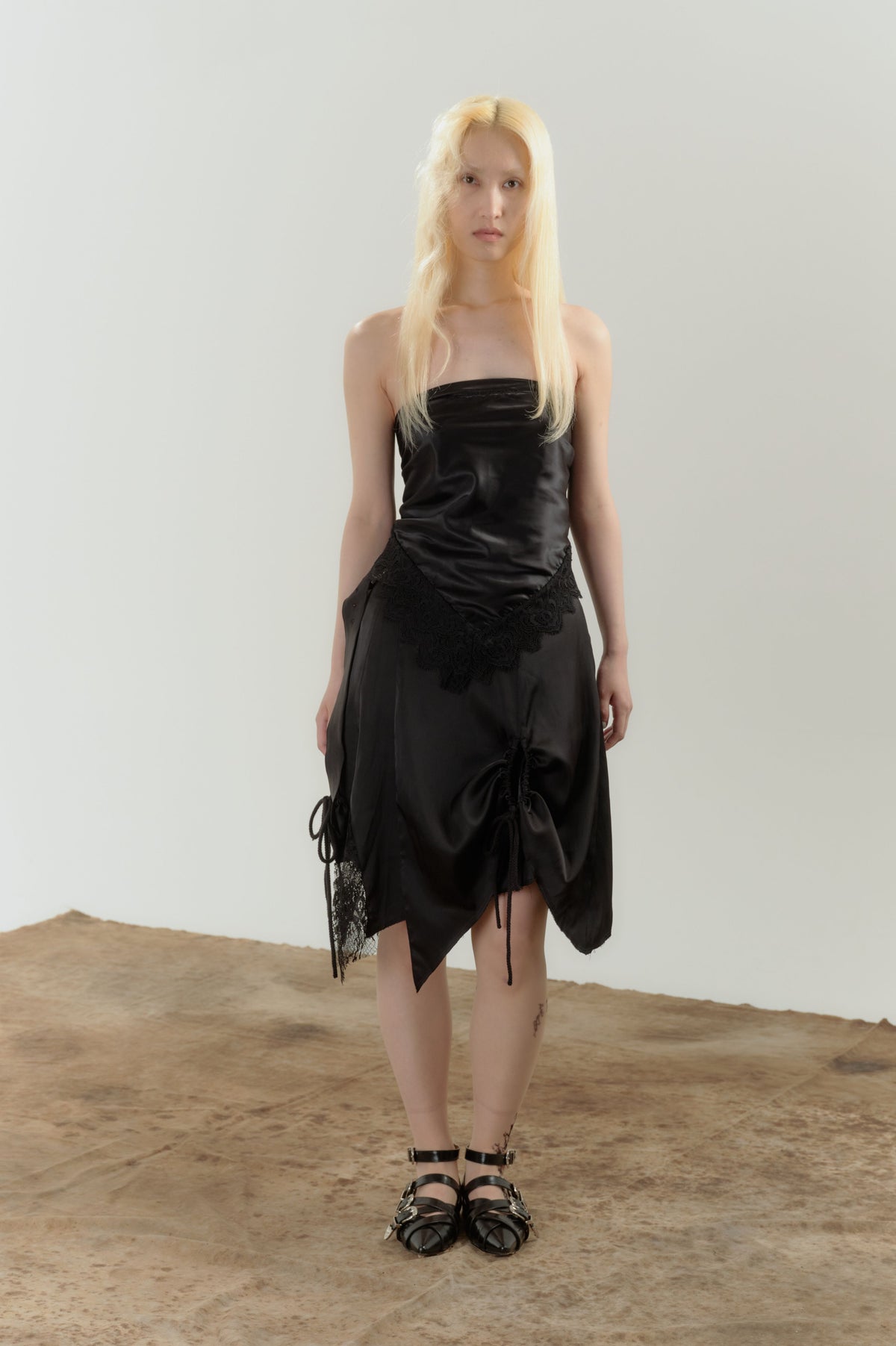LL Ember Midi Skirt - Buckle Lace Ruffled Multi-Way Skirt