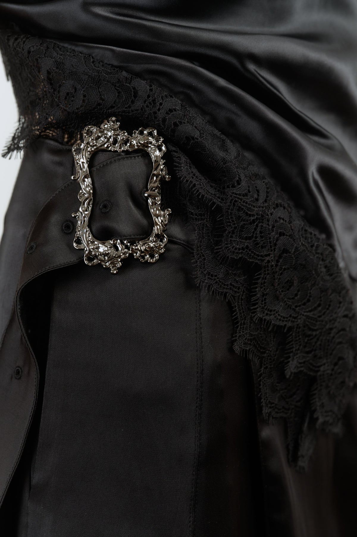 LL Ember Midi Skirt - Buckle Lace Ruffled Multi-Way Skirt