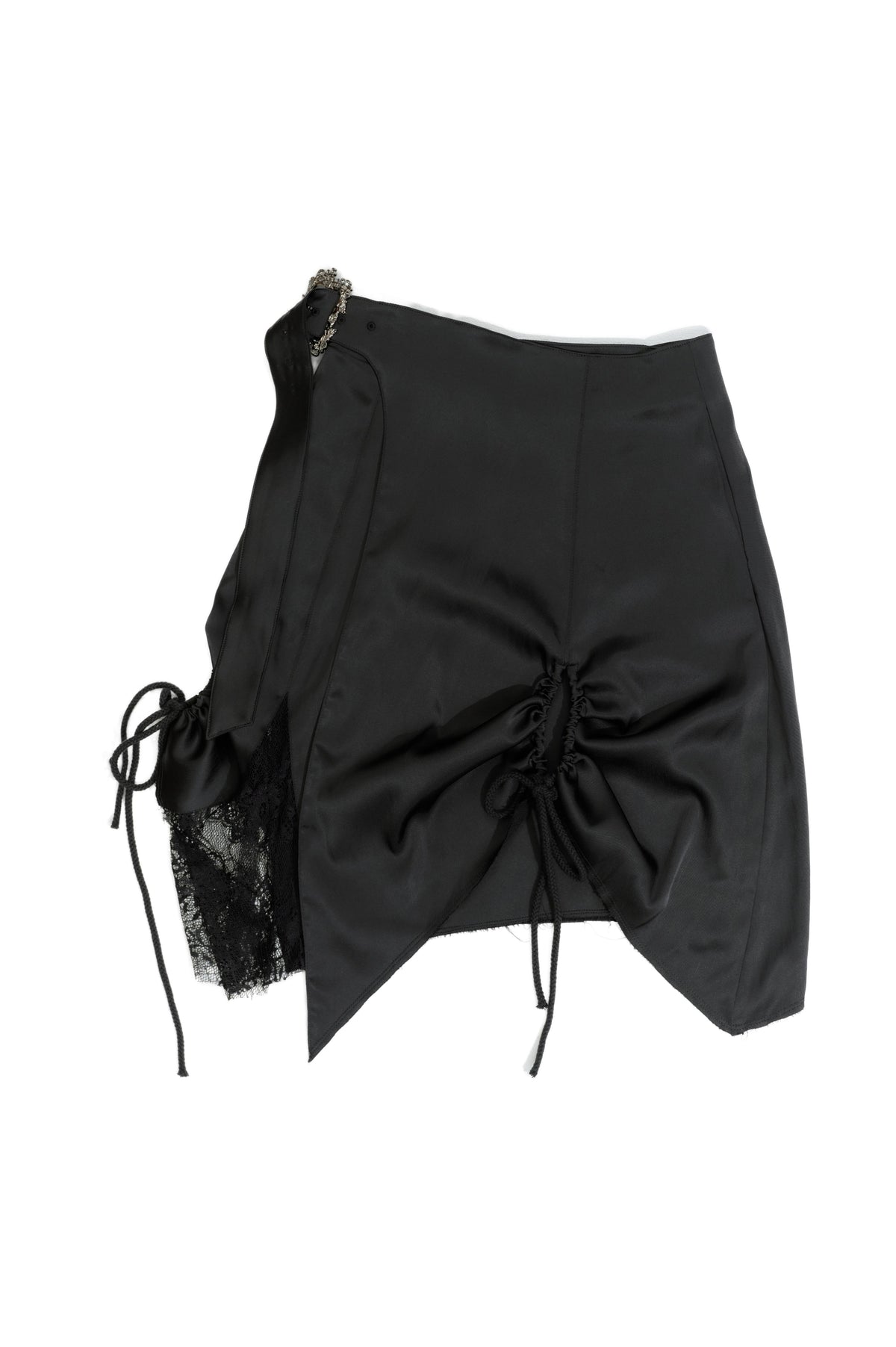 LL Ember Midi Skirt - Buckle Lace Ruffled Multi-Way Skirt