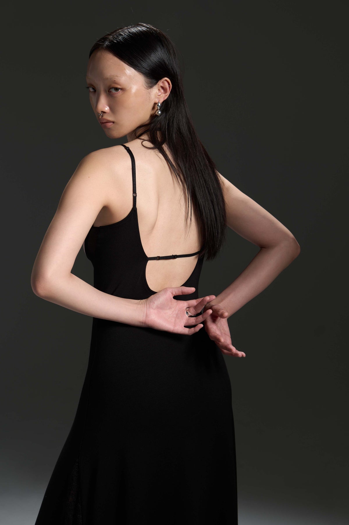 LL Elastic Long-Sleeve Top - High-Elastic Printed Mesh Long-Sleeve Top