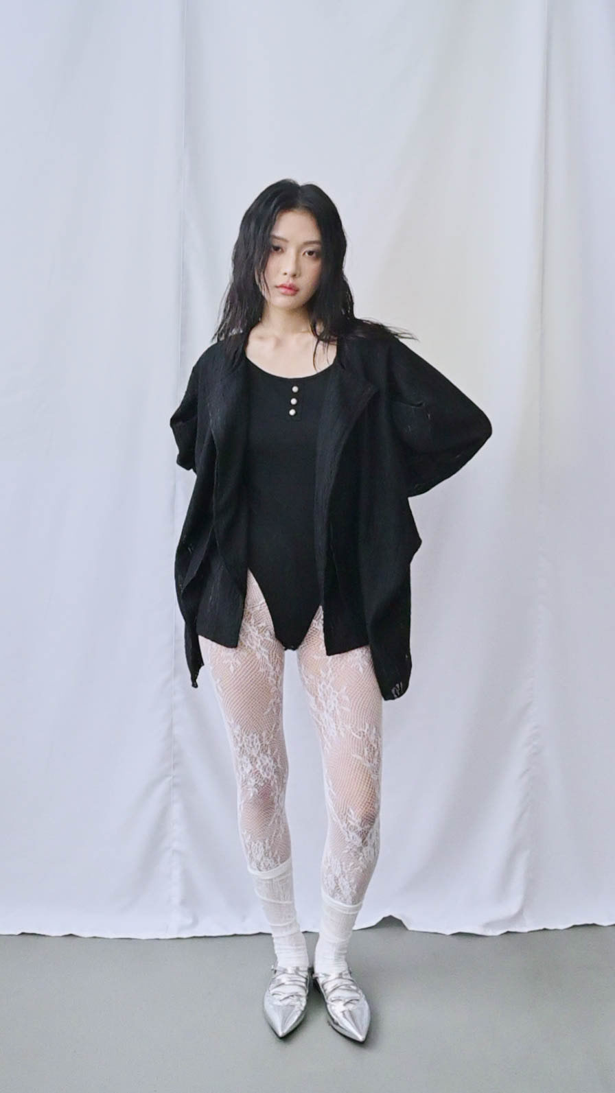 Elastic ballet spaghetti strap romper
