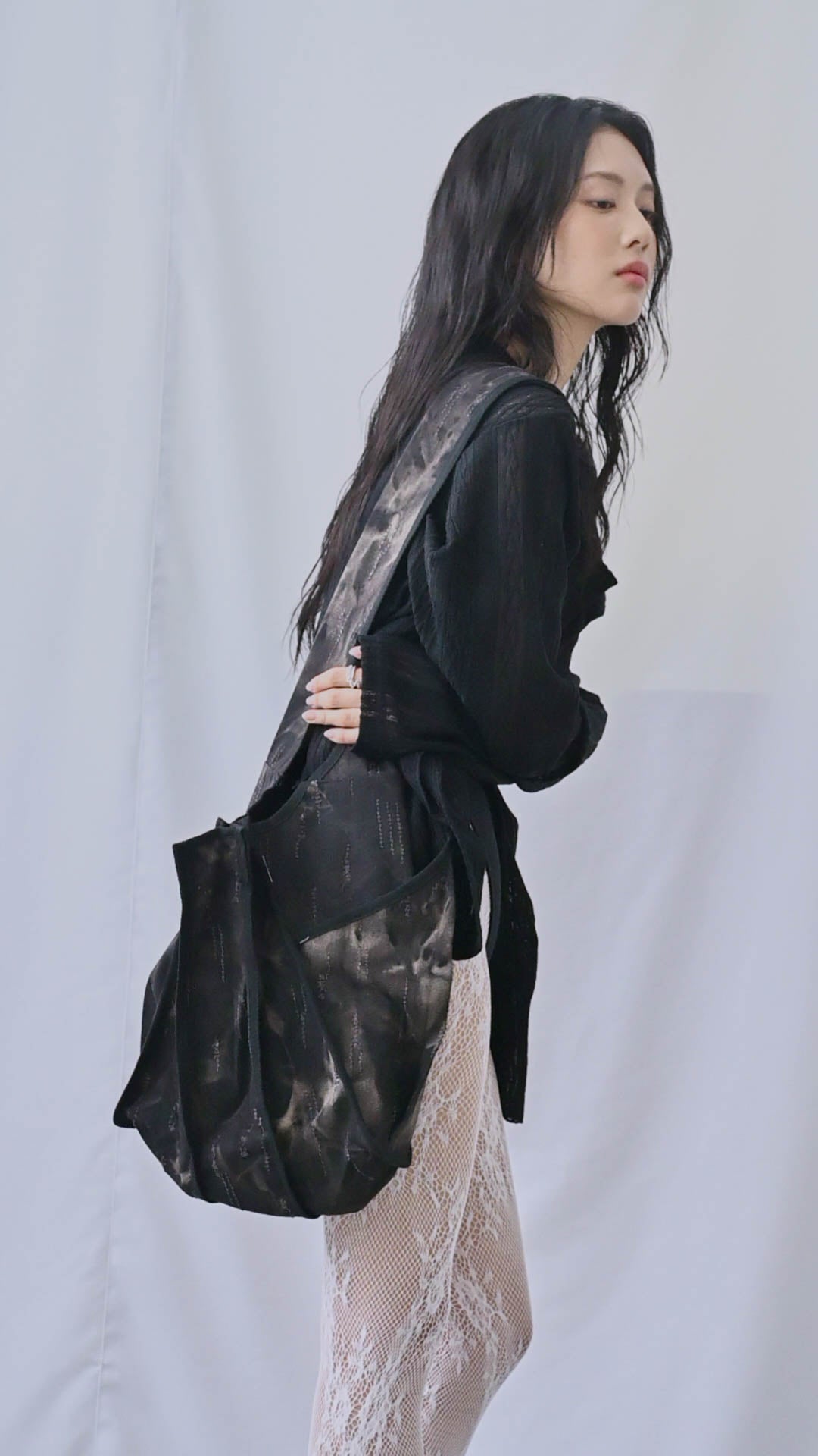 Terrway x Textured Shoulder Bag