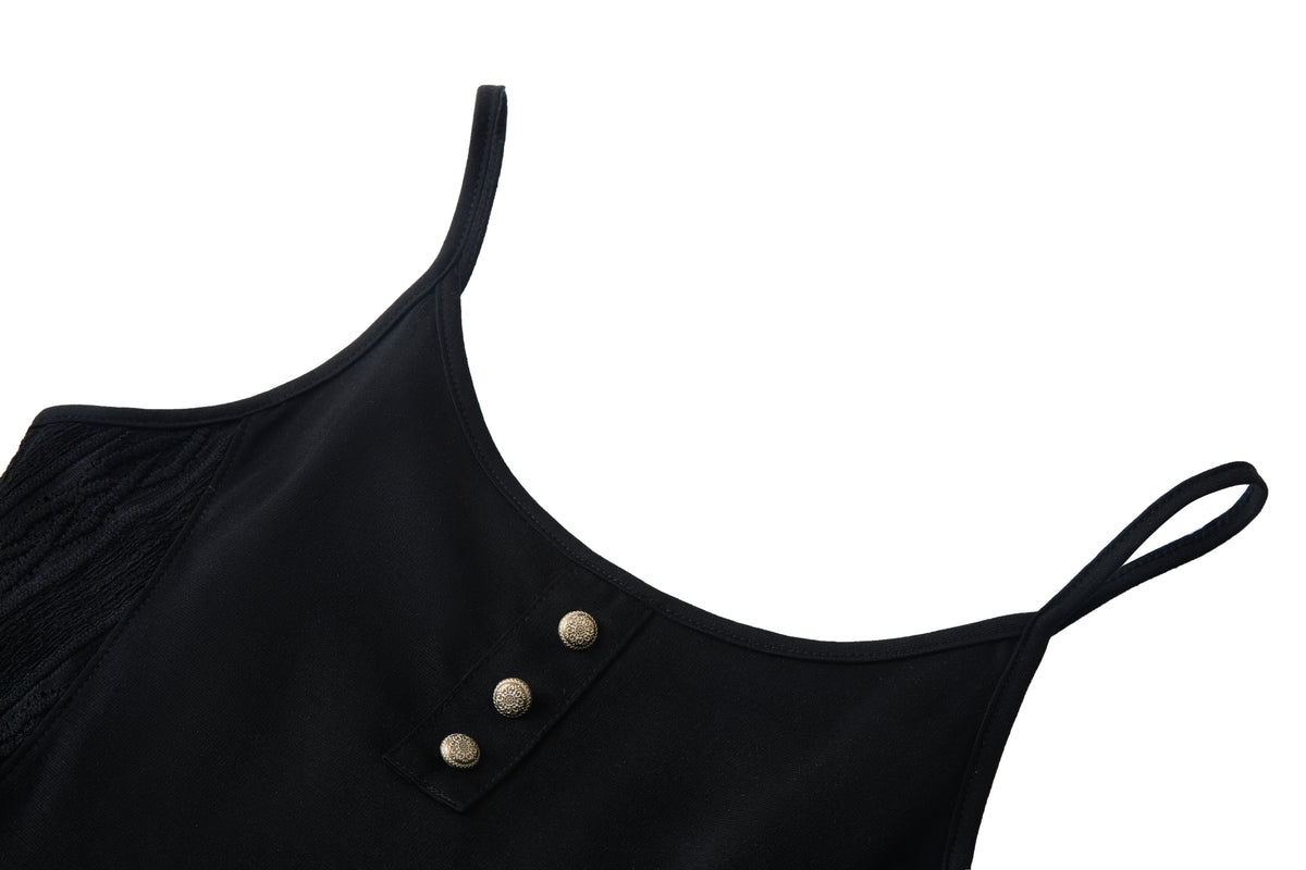Elastic ballet spaghetti strap romper